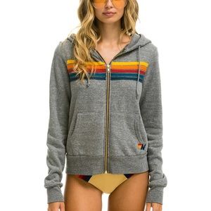 GREY AVIATOR NATION ZIP UP SIZE S